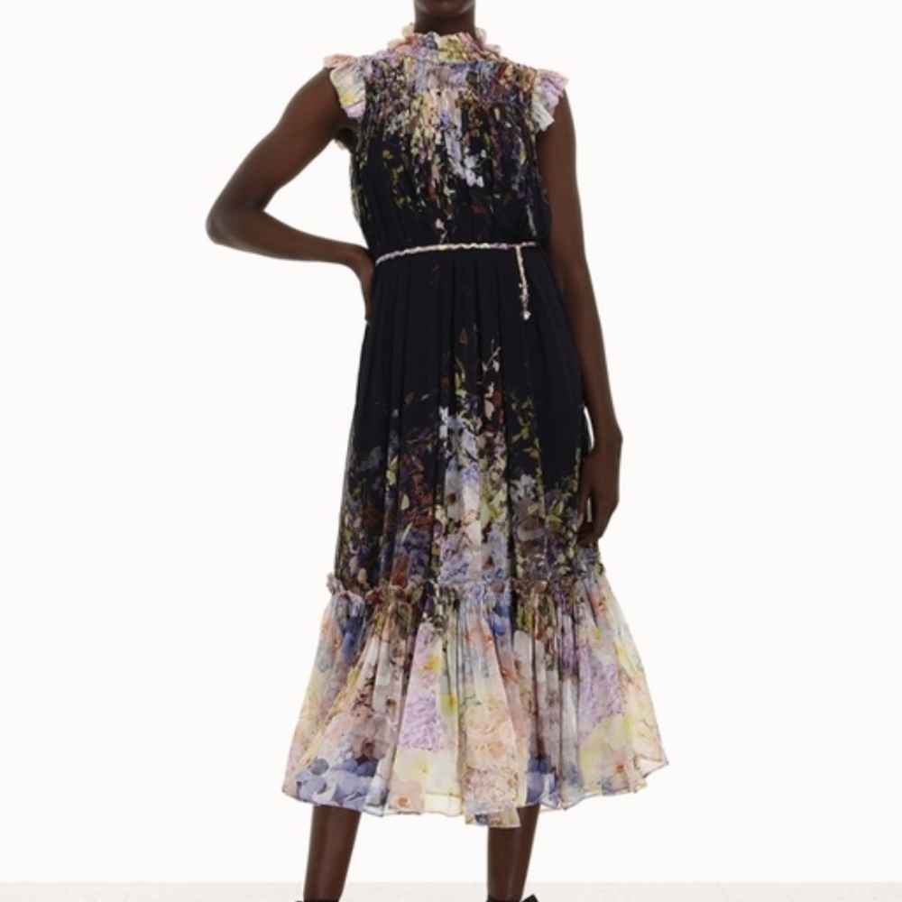 Zimmermann floral midi dress